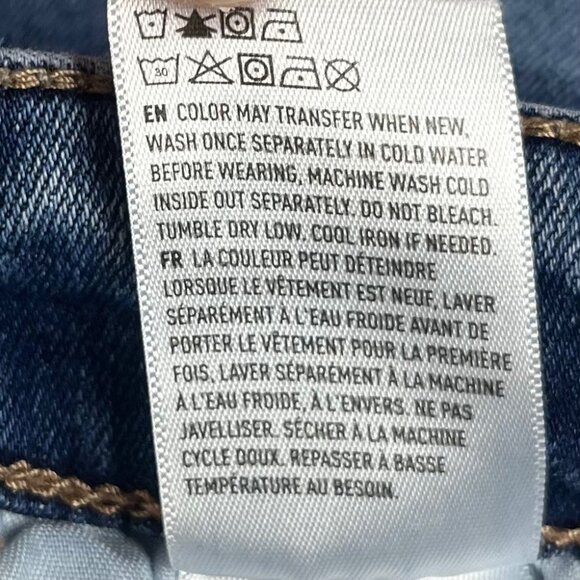 American Eagle Womens Hi-Rise Jegging Blue Distressed Size 000 - Picture 13 of 15